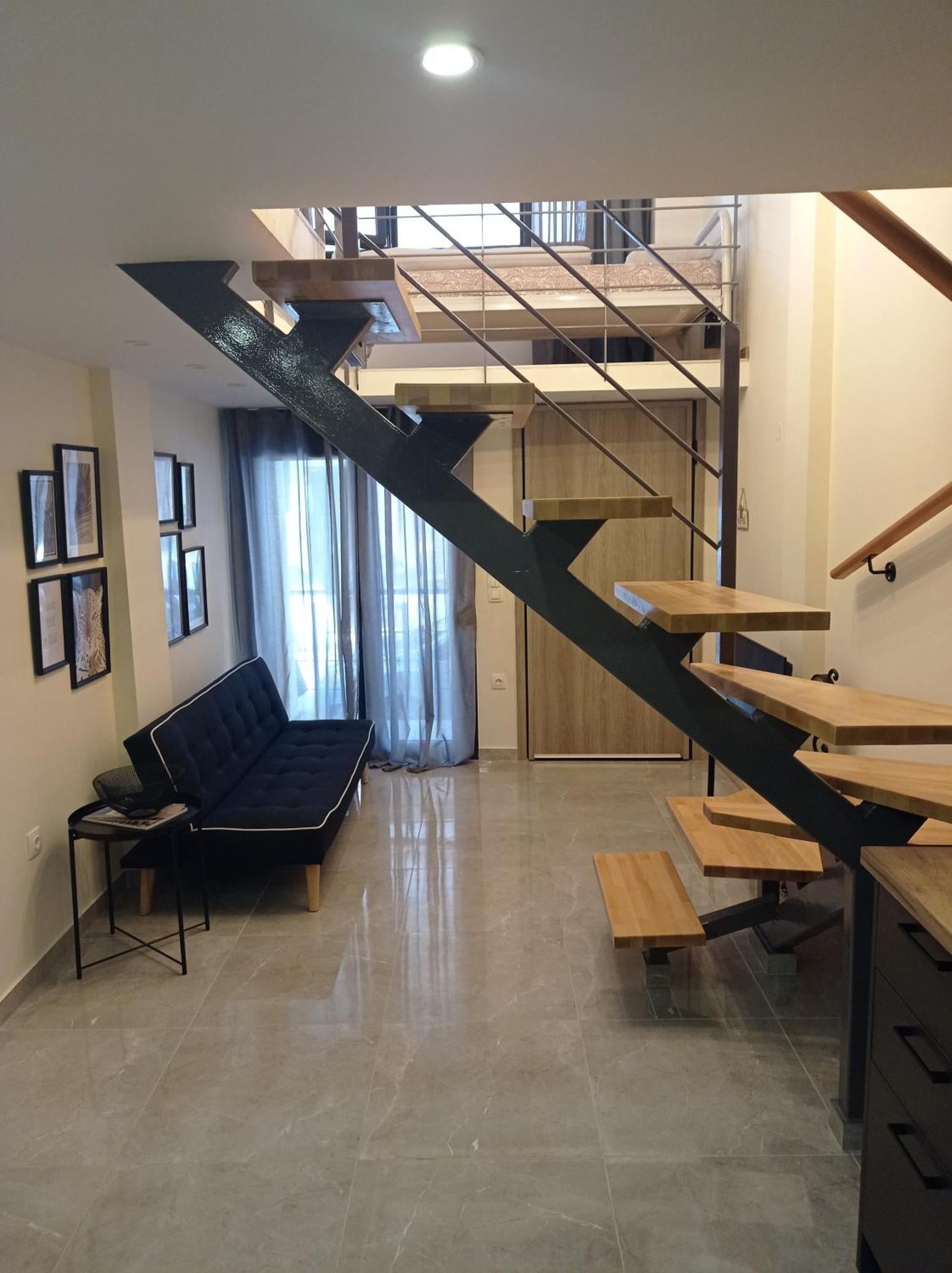 Minimal Two-Floor Apartment Thessaloniki Buitenkant foto